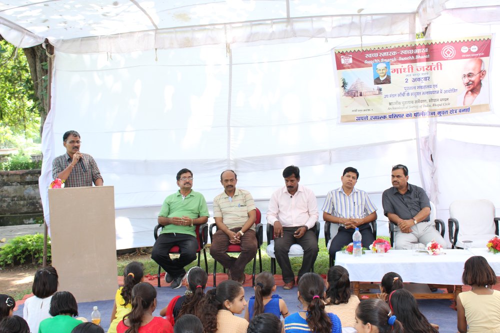 DR. M. C. Joshi, addressing to the audiences